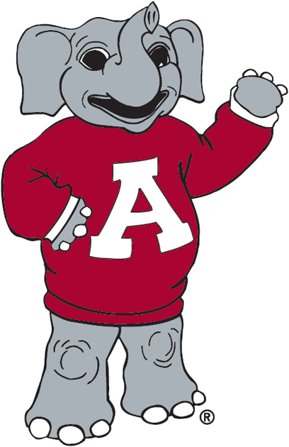 Alabama Crimson Tide 0-2000 Mascot Logo iron on transfers for T-shirts